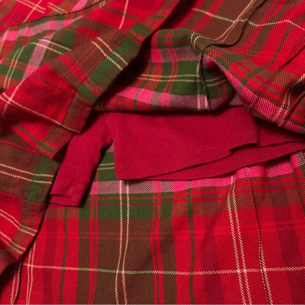 Gymboree | NWT Flannel Red Plaid Kilt Skort Girls 12